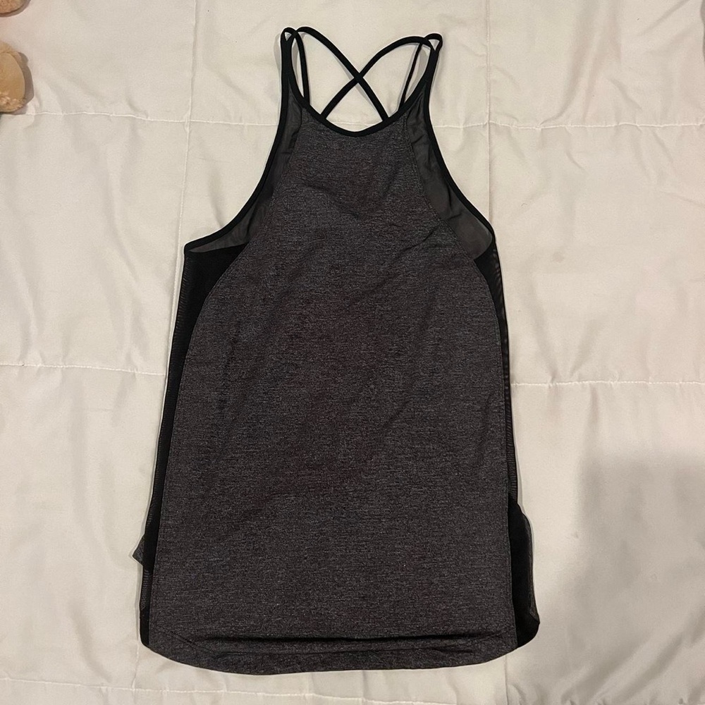 Women's Charcoal Gray Strappy Top